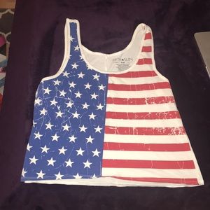 American Flag Tank Top